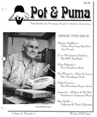 Frankoma Collectors Club newsletter, Vol 3, No 1, Winter 1997